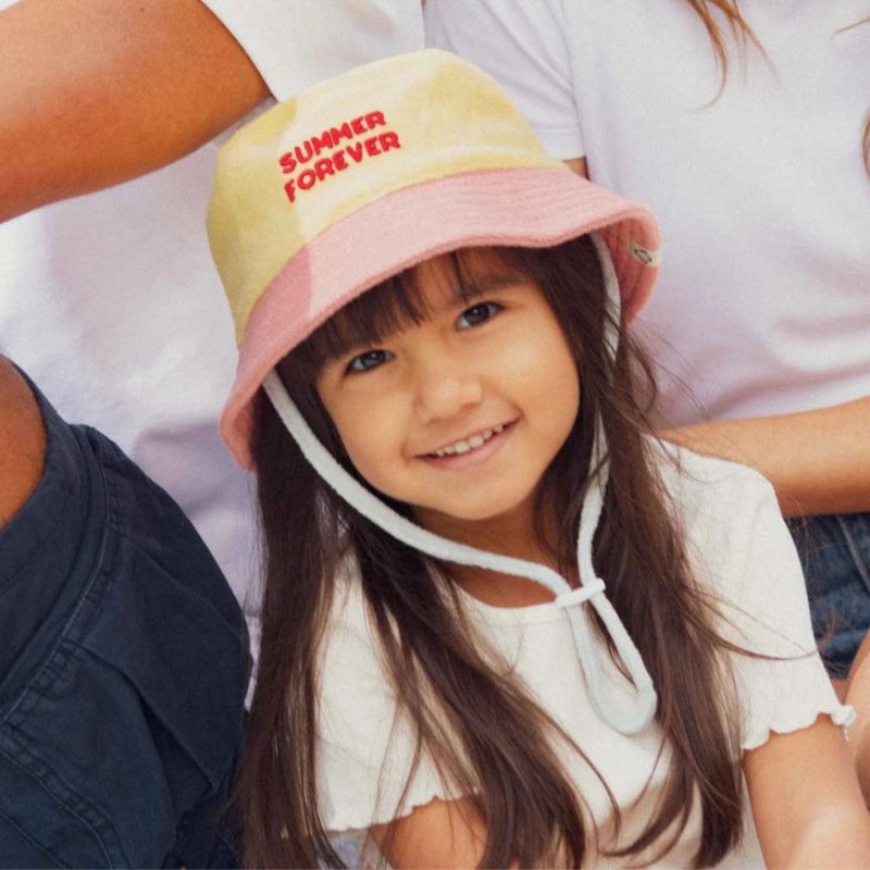 Bob enfant Summer Forever éponge rose et jaune (1-2 ans) Chamaye Ambiance 4