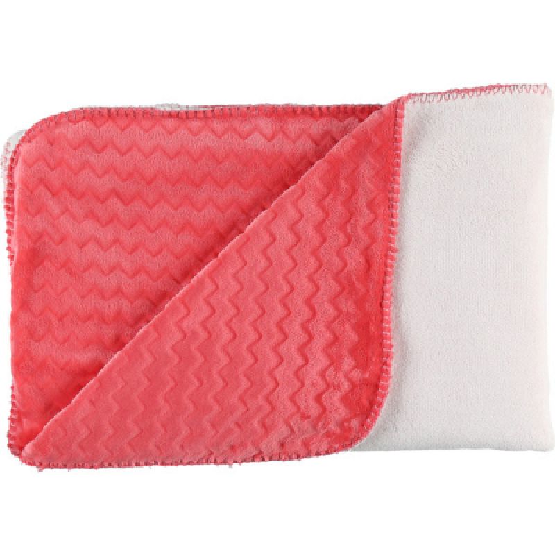 Couverture bicolore Groloudoux Mix & Match rose et écrue (100 x 140 cm) Noukie's