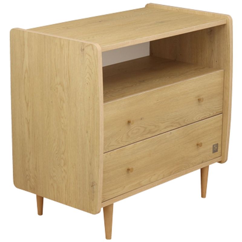 Commode 2 tiroirs et 1 niche My Love Sauthon mobilier Produit 1