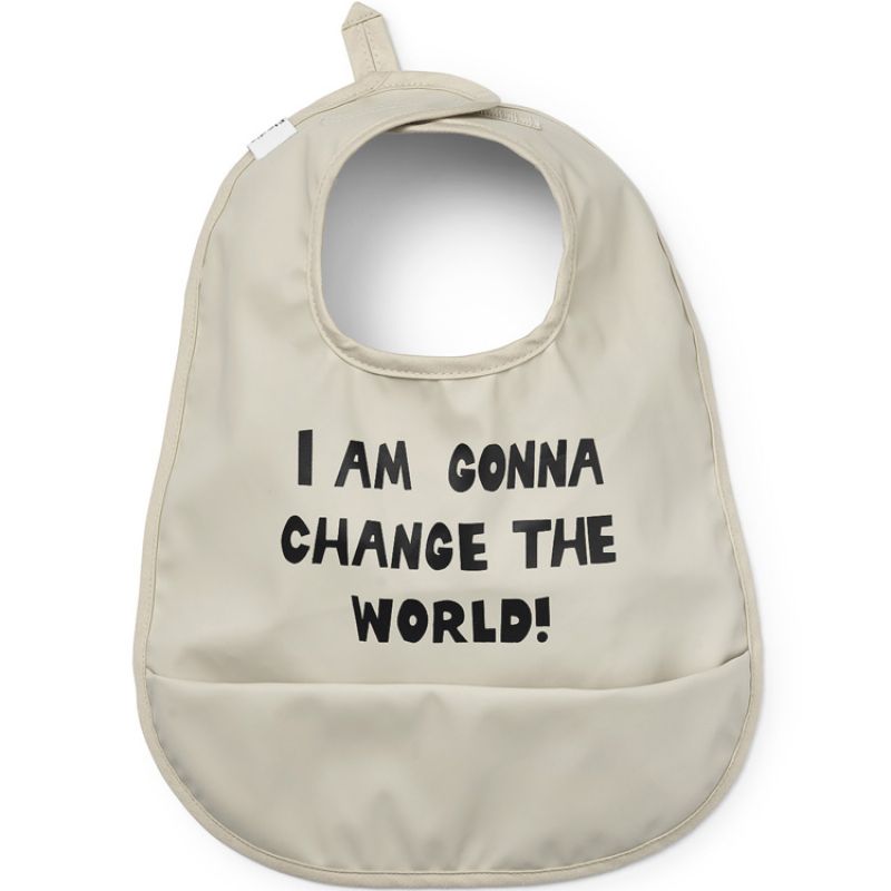 Bavoir à poche Change the World Elodie Details
