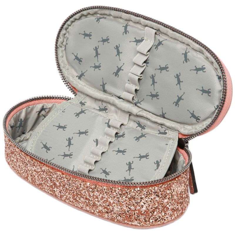 Trousse plumier Glossy Pink Caméléon Produit ouvert 4