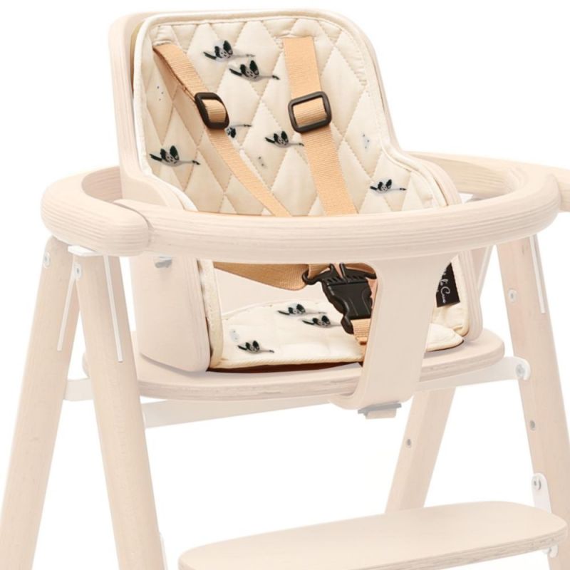 Coussins pour chaise haute Tobo Goose Rose in April Charlie Crane