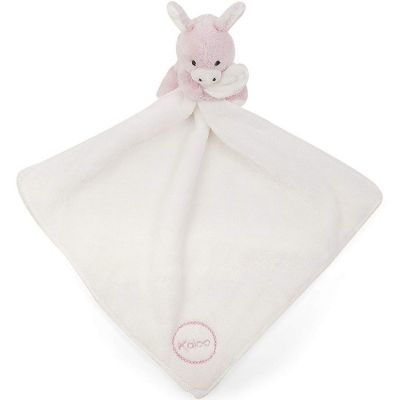 Doudou plat Les Amis Babies Regliss'anon rose Kaloo