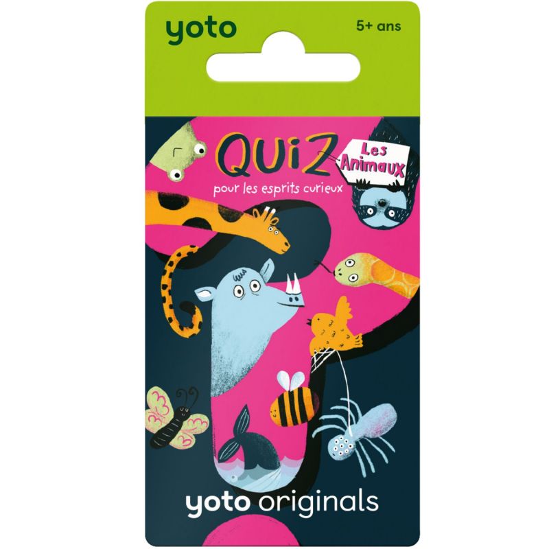 Carte Quiz pour les esprits curieux Les animaux Yoto Produit 1