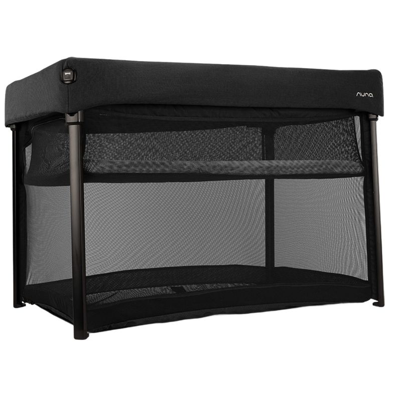 Lit parapluie PAAL avec drap en coton bio et moustiquaire Caviar Nuna Produit 1