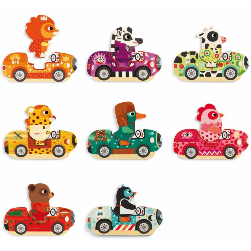 Puzzles Bolidanimo (8 pièces) Djeco