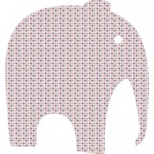 Sticker éléphant rose  par AFKliving