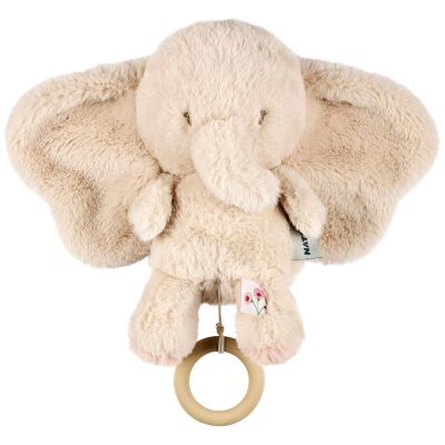 Peluche musicale Fanfan l'éléphant Sable (35 cm) Nattou