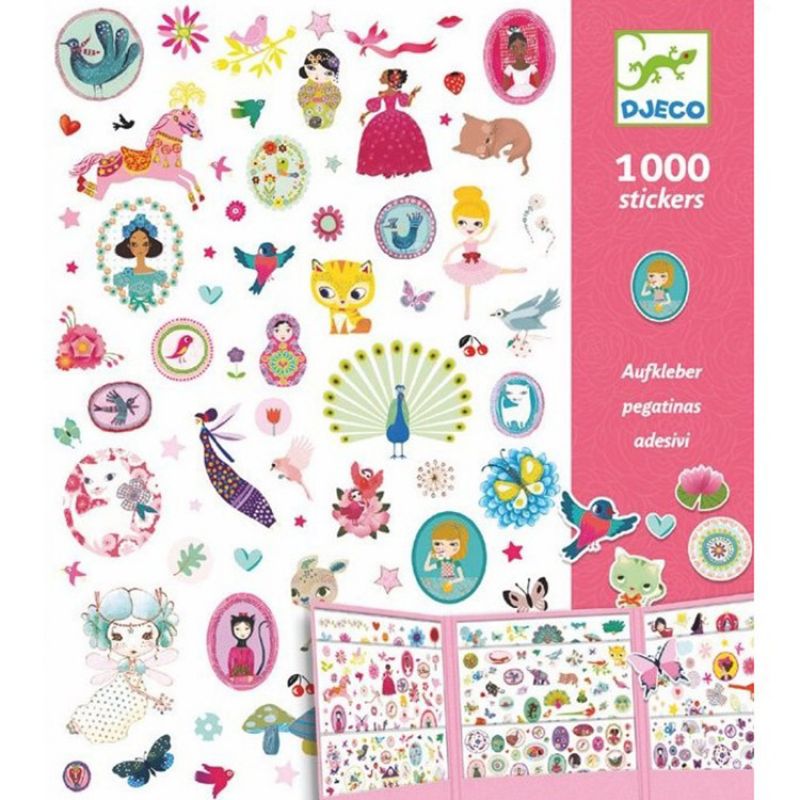 1000 autocollants féeriques Djeco