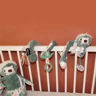 Les Deglingos Baby Activity Rattle, Chills the Sloth