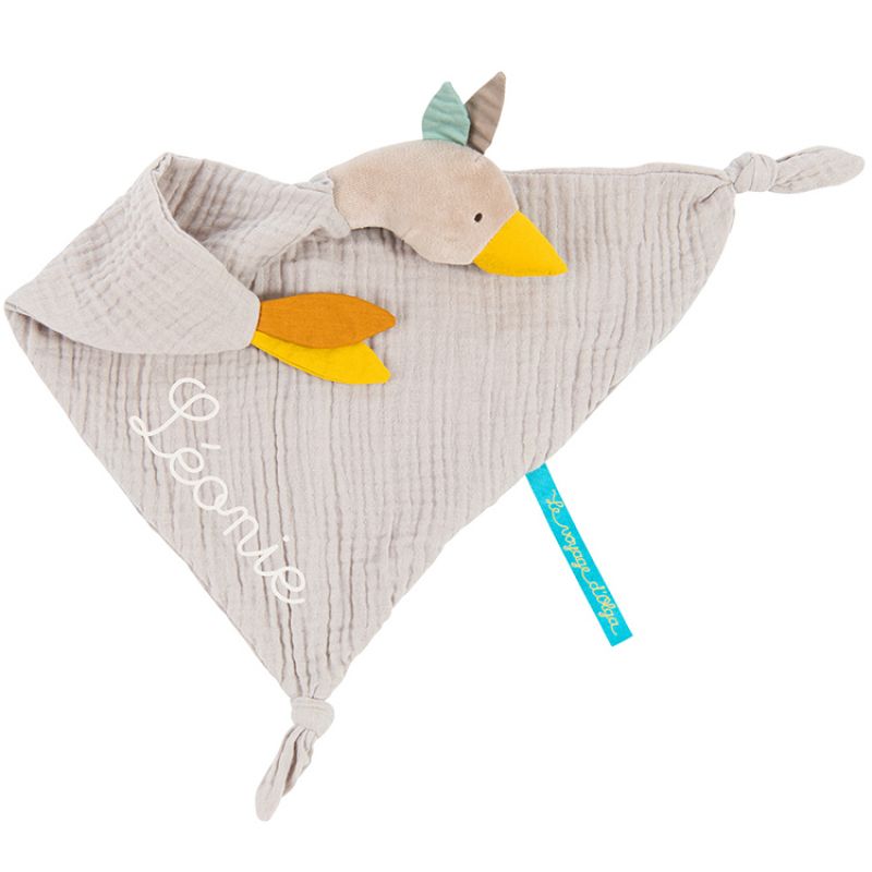 Doudou plat oie Olga Le voyage d'Olga personnalisable (37 cm) Moulin Roty