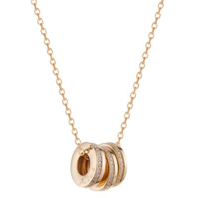 Merci Maman - Collier Prénom Unity Cristal personnalisable (plaqué or 18 carats)