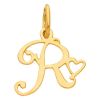 Pendentif initiale R (or jaune 750°)  par Berceau magique bijoux