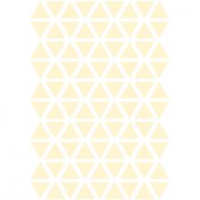 Stickers triangles vanille (29,7 x 42 cm)  par Lilipinso