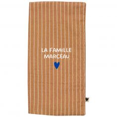 Protège livret de famille Rayures Fines (personnalisable) - Atelier Wagram