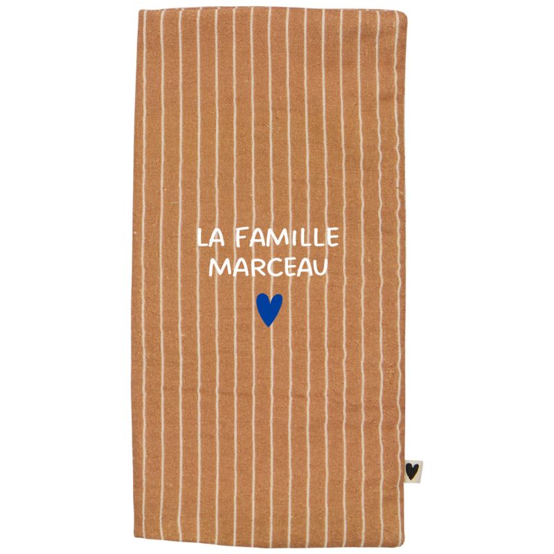 Protège livret de famille Rayures Fines (personnalisable) Atelier Wagram Produit 1