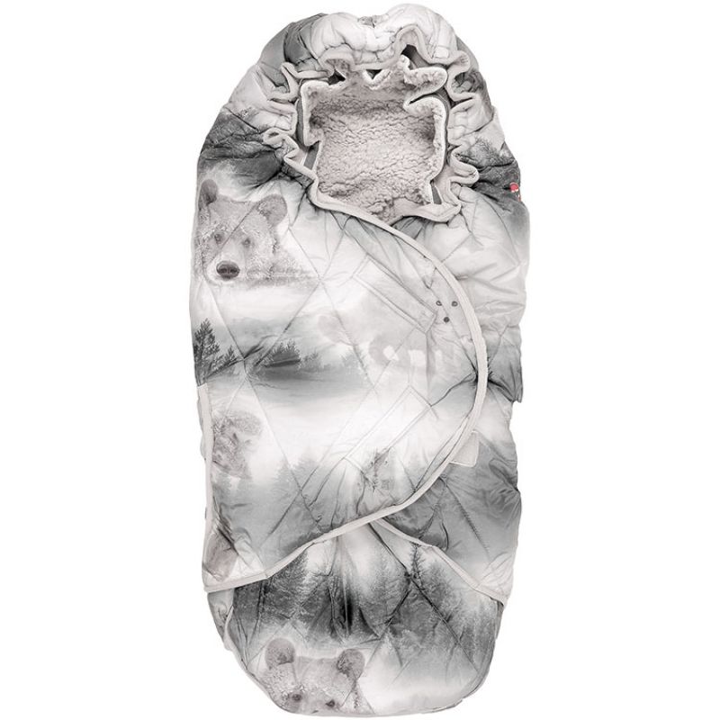 Chancelière pour poussette Botanimal ours Mist Lodger