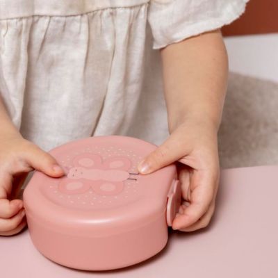 Lot de 2 boîtes à goûter à clip Mrs. Butterfly