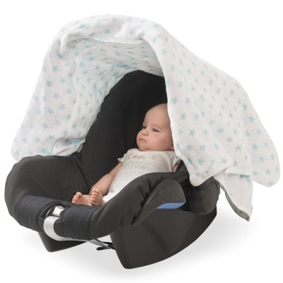 Protection pour maxi cosy Little star étoile turquoise Jollein