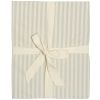 Drap housse en percale de coton Rayé Tilleul (80 x 160 cm) Kadolis Packaging 5