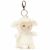 Variation Blanc, beige, noir du produit Porte-clé Petit Agneau de la marque Jellycat