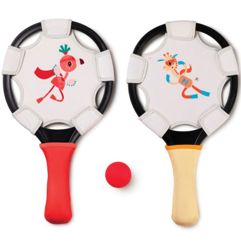 Mon premier jeu de tennis Anaïs le flamant rose Lilliputiens
