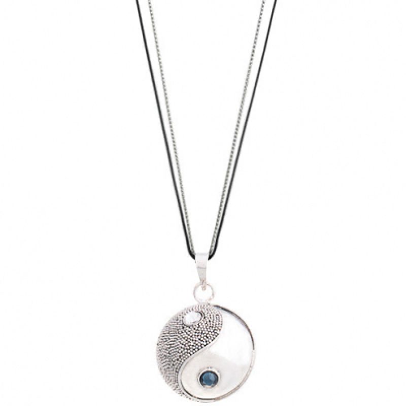Bola sur cordon Equilibre Suara (argent 925° et cristal Swarovski) Nativee