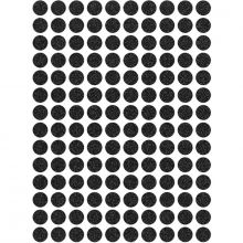 Stickers ronds glitter noir (18 x 24 cm)  par Lilipinso
