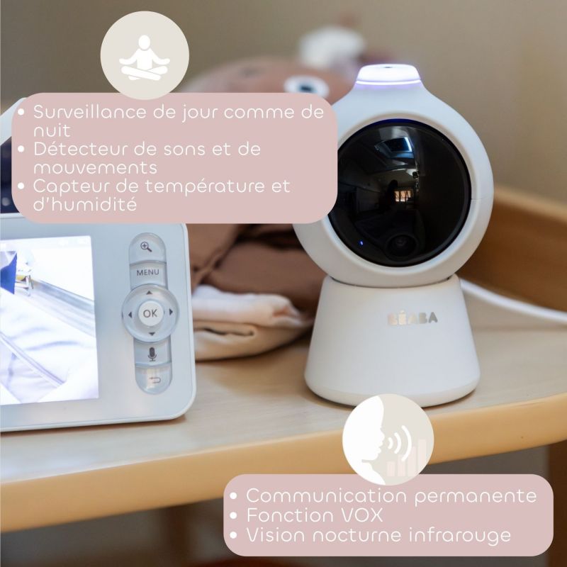 Ecoute bébé Vidéo Zen Smart AI Blanc Béaba Produit 9