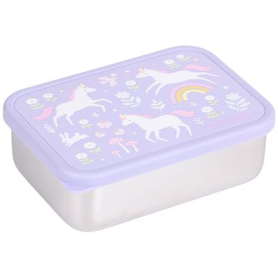 Lunch box en acier inoxydable Rêves de licorne A Little Lovely Company