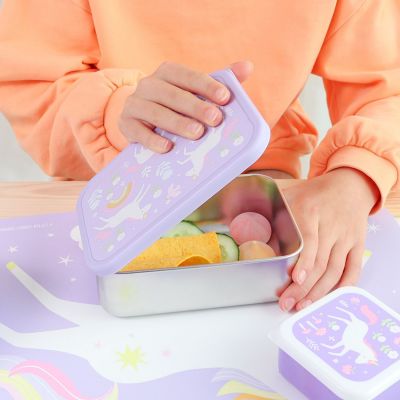 Lunch box en acier inoxydable Rêves de licorne