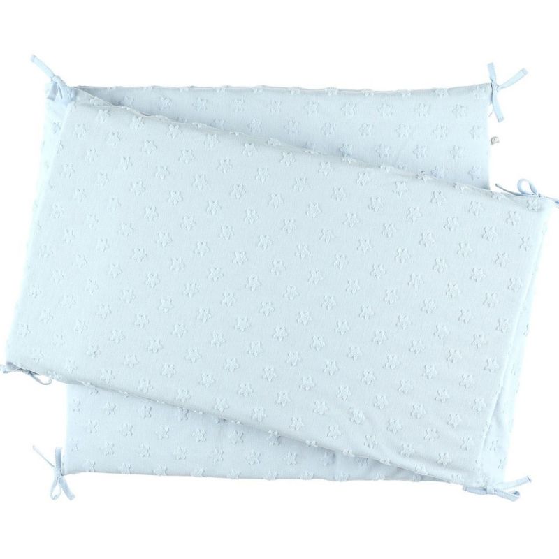 Tour de lit bleu Mix et Match (pour lits 60 x 120 cm ou 70 x 140 cm) Noukie's