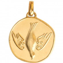 Médaille Communion I 18 mm (or jaune 750°)  par Monnaie de Paris