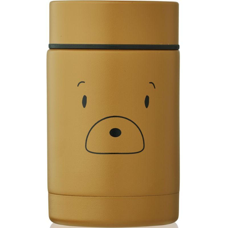 Thermos alimentaire Nadja Mr Bear Golden caramel (250 ml) Liewood