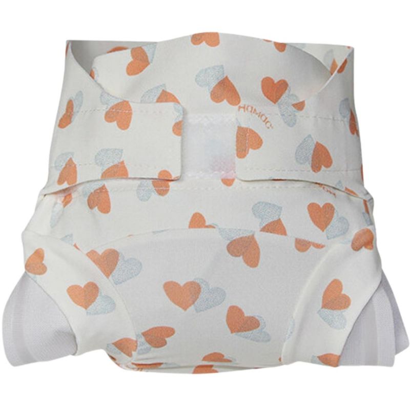 Couche lavable classique TE2 P'tit coeur (taille S) Hamac Paris