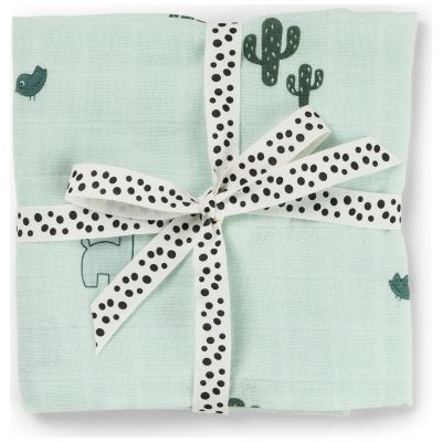 Maxi lange Lalee Bleu (120x120 cm)