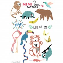 Tatouages éphémères Wild  par Mimi'lou