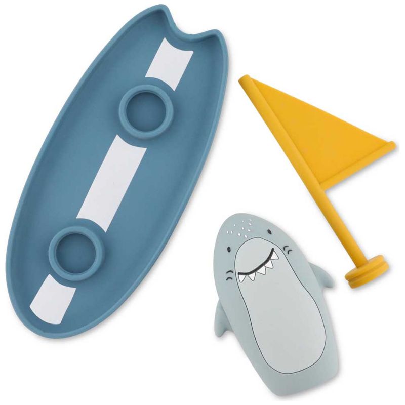 Jouet de bain planche de surf Mrs. Shark Trixie Produit 3
