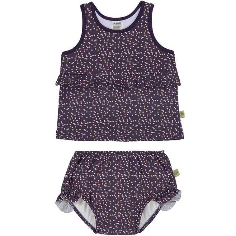 Maillot de bain 2 pièces Tankini Pois violet (2 ans) Lässig