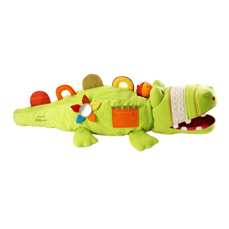 Théophile gros crocodile d'activités (93 x 40cm) Lilliputiens
