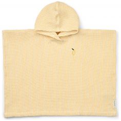 Poncho de bain Paco rayé Lemon Yellow (1-2 ans) - Liewood