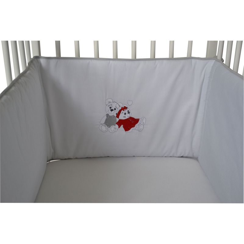 Tour de lit Loveme (pour lits 60x120 et 70 x 140cm) 