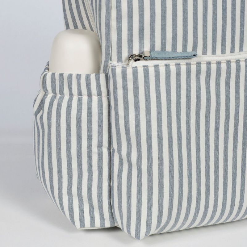Sac à dos à langer Praliné Rayures Matcha Walking Mum Ambiance 8
