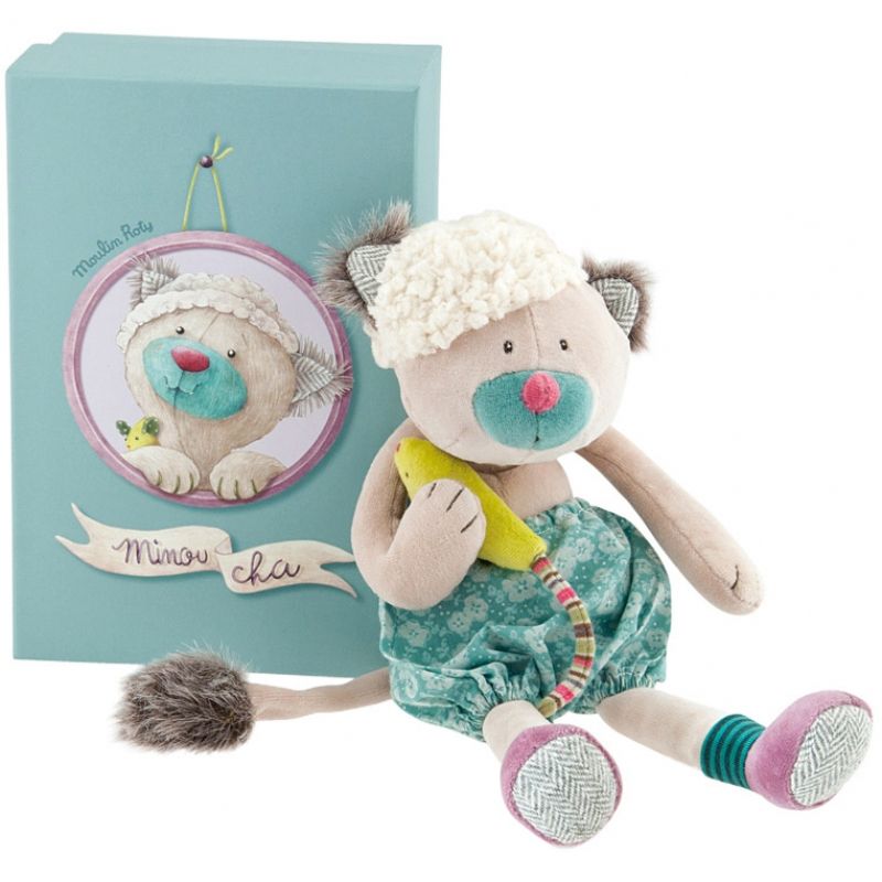 Peluche chat Minoucha (31 cm) Moulin Roty