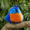 Peluche LES CUI-CUI PARADIS Perroquet bleu royal (15 cm) Histoire d'Ours Ambiance 2