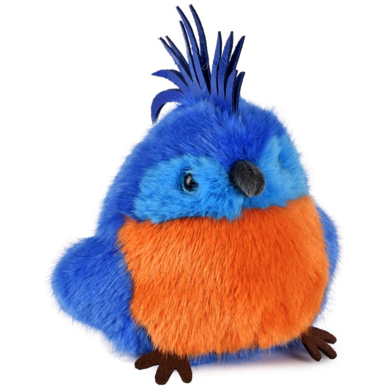 Peluche LES CUI-CUI PARADIS Perroquet bleu royal (15 cm) Histoire d'Ours Produit 1
