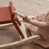 Cheval à bascule rouge orangé Carl Larsson - Reconditionné Kid's Concept Produit 7