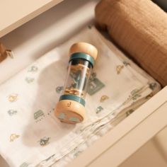 Lot de 3 mini langes en gaze de coton On the Go (31 x 31 cm)