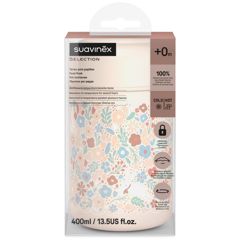 Pot isotherme Wonderland Liberty beige (350 ml) Suavinex Packaging 5