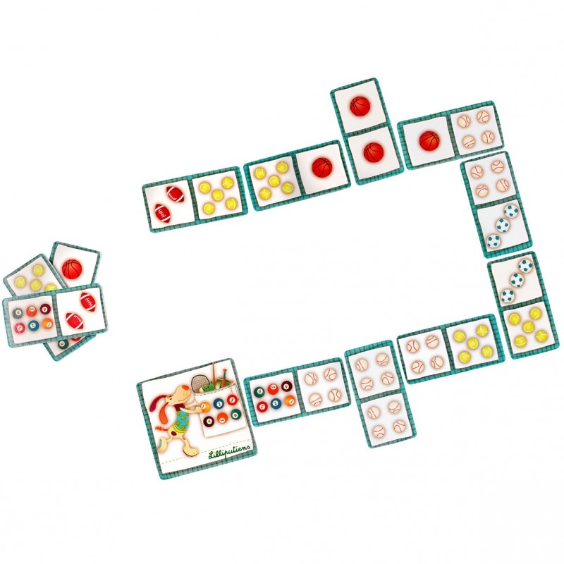 Jeu 2 Domino Jef le chien Lilliputiens